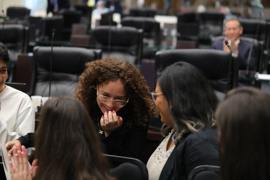 A estudante Thayssa Dias Cruz, do Colégio Cívico Militar Moysés Lupion, de Antonina, foi a vencedora da edição 2022 do Geração Atiude.