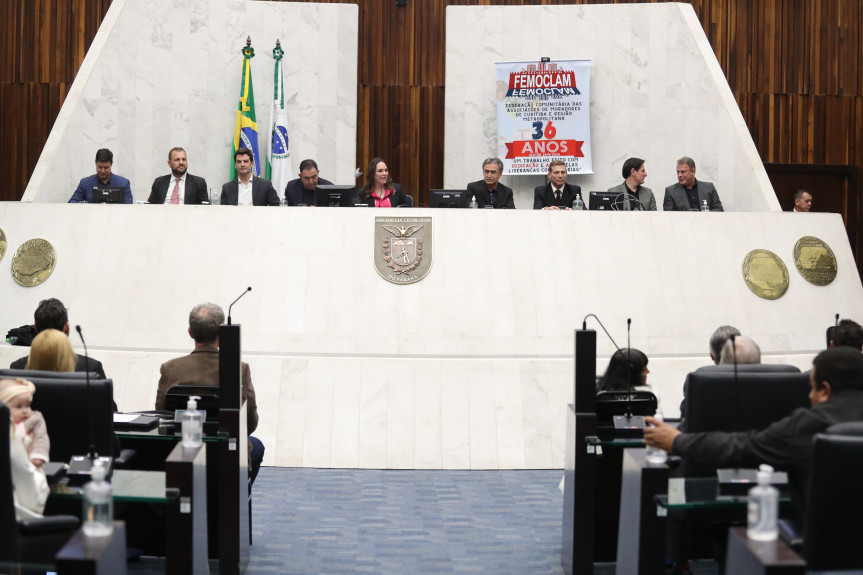 Os 36 anos de fundação da Femoclam foram celebrados em sessão solene na Assembleia Legislativa do Paraná.