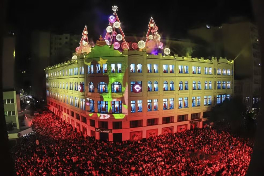 O Natal no Palácio Avenida.
