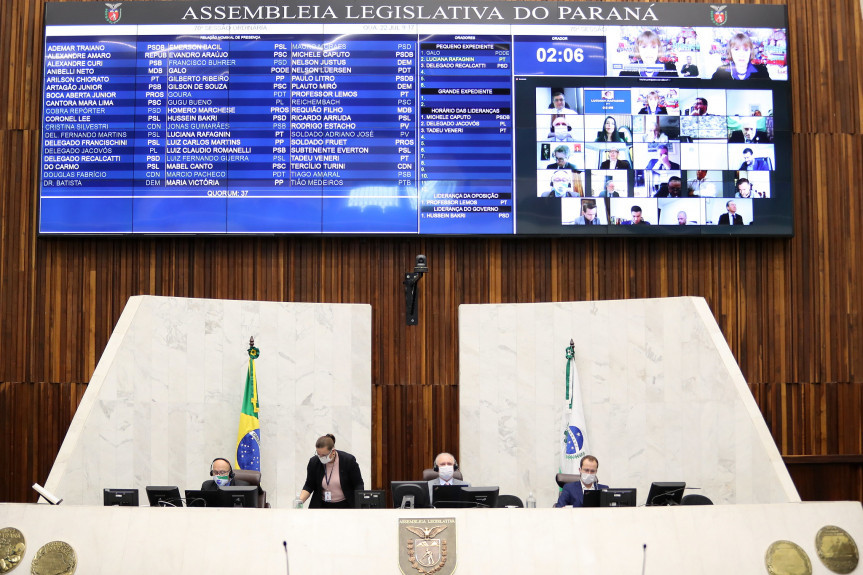 Na sessão plenária desta quarta-feira (22) os deputados aprovaram projeto de lei que permite o parcelamento do IPVA 2020.