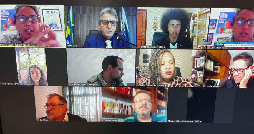 Audiência pública debateu violência política, representatividade e democracia.