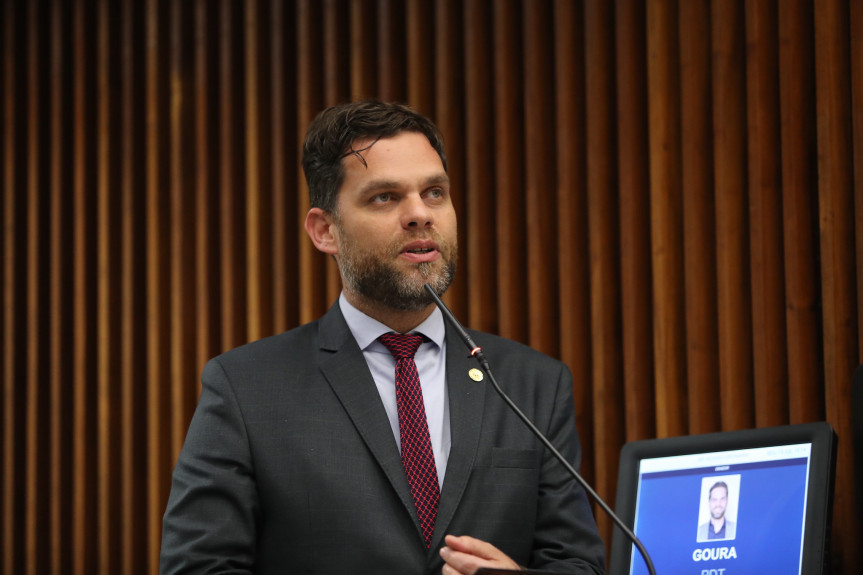 Deputado Goura (PDT), presidente da Comissão de Ecologia, Meio Ambiente e Proteção aos Animais da Assembleia Legislativa do Paraná.