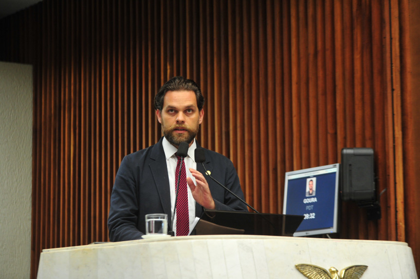 Deputado Goura (PDT), presidente da Comissão de Ecologia, Meio Ambiente e Proteção aos Animais.