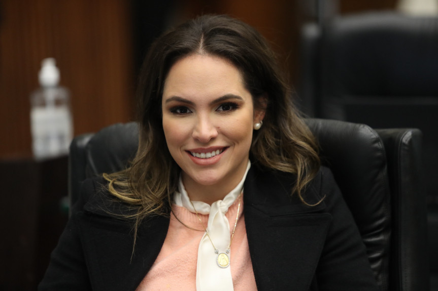 Deputada Maria Victoria (PP), proponente da sessão solene em comemoração aos 36 anos da Femoclam.