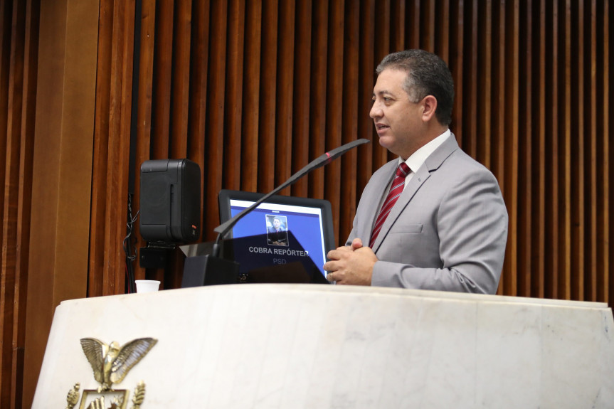 Deputado Cobra Repórter (PSD), presidente da Comissão de Defesa dos Direitos da Criança, do Adolescente, do Idoso e da Pessoa com Deficiência (Criai), da Assembleia Legislativa do Paraná.