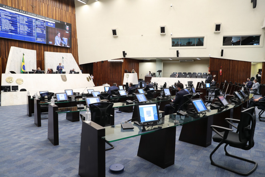 No feriado de Carnaval, muitos deputados acompanharam a sessão no plenário da Assembleia.