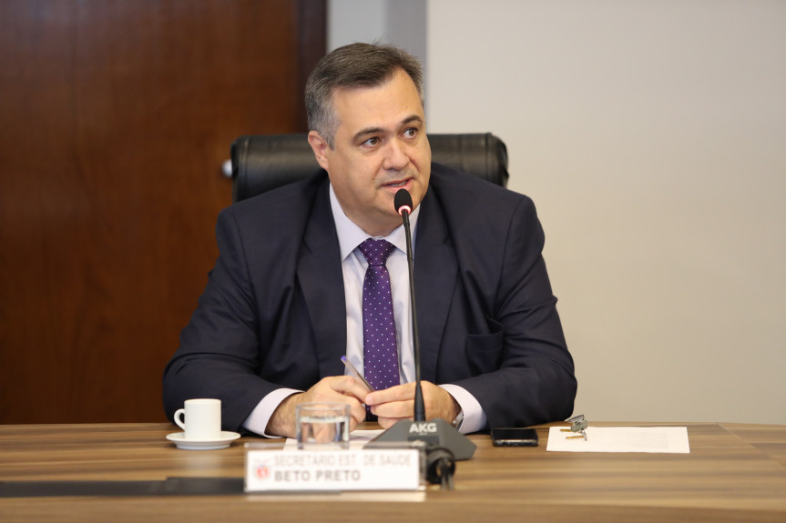 Secretário Beto Preto apresentou aos deputados da Comissão de Saúde a prestação de contas dos investimentos na saúde.