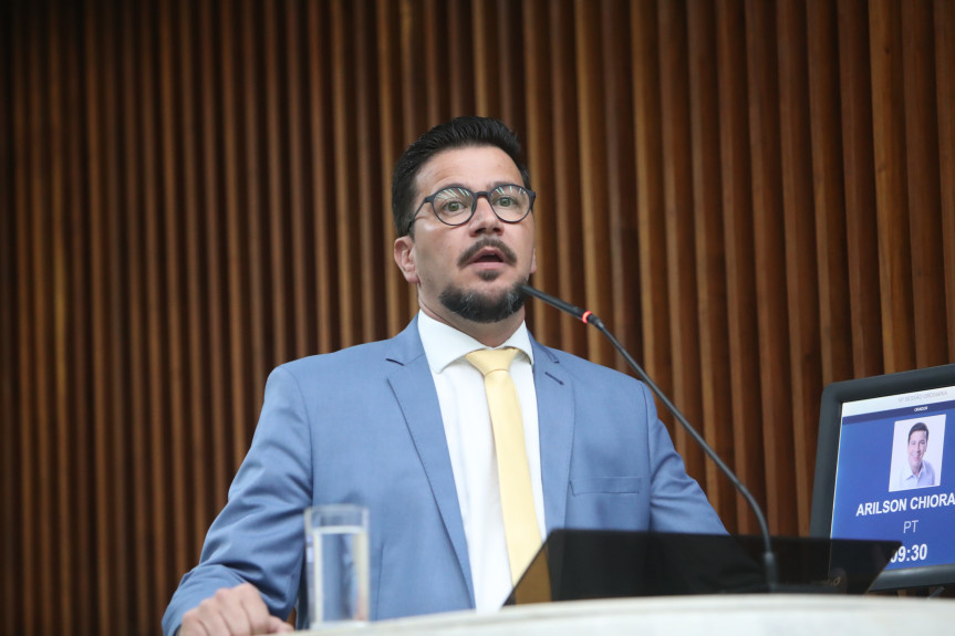 Deputado Arilson Chiorato (PT), líder da Oposição na Casa.
