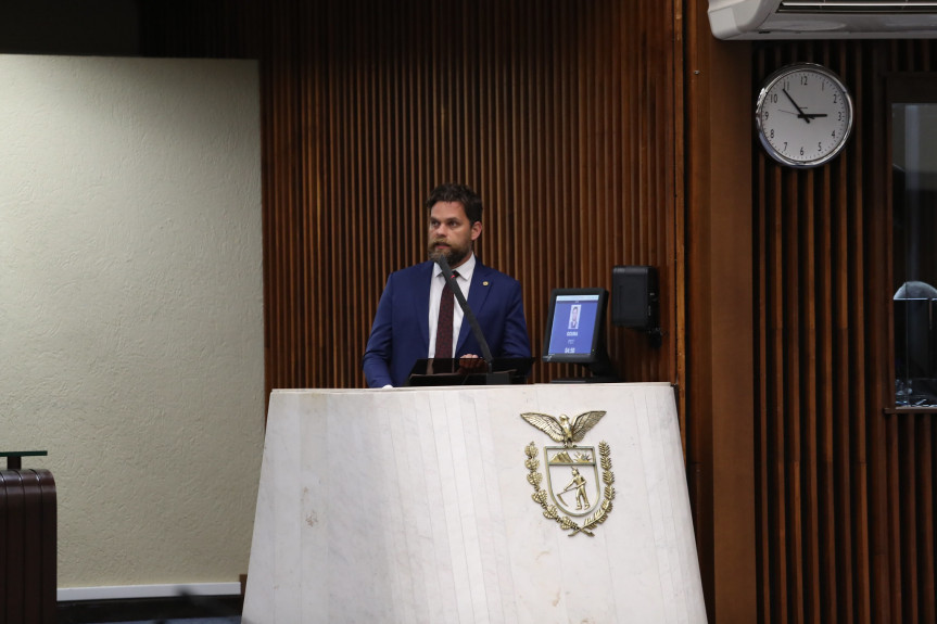 Deputado Goura (PDT), presidente da Comissão de Ecologia, Meio Ambiente e Proteção aos Animais da Assembleia Legislativa do Paraná.