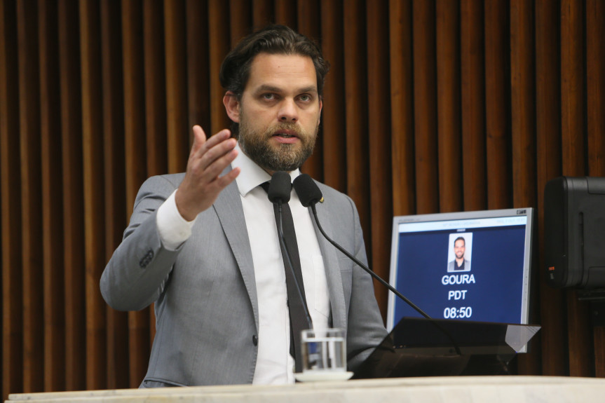 Deputado Goura (PDT), presidente da Comissão de Ecologia, Meio Ambiente e Proteção aos Animais.