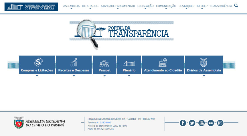 Trabalho de Comissão de Proteção de Dados avança e dados retornam ao Portal da Transparência da Assembleia