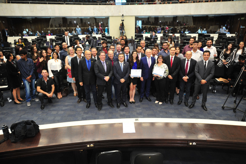 Cerimônia de premiação da edição 2019 do Geração Atitude.