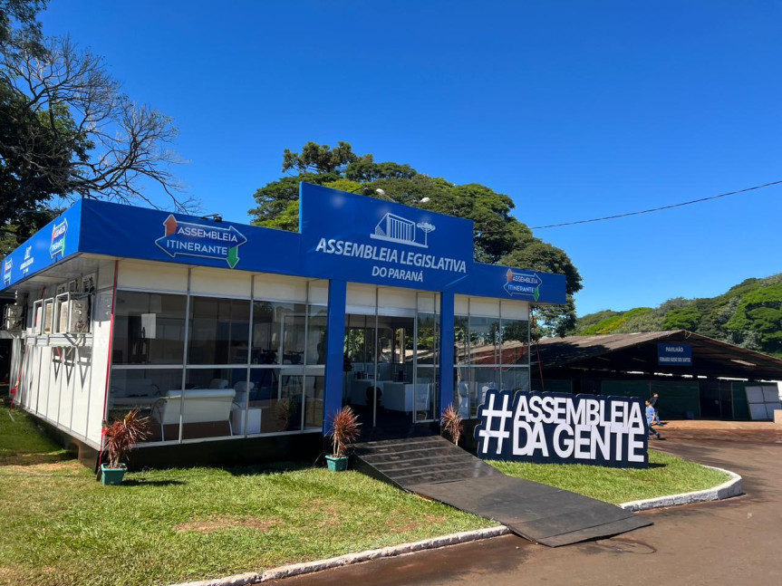 No estande da Assembleia, a população poderá se informar sobre todas as ações desenvolvidas pelo Poder Legislativo.