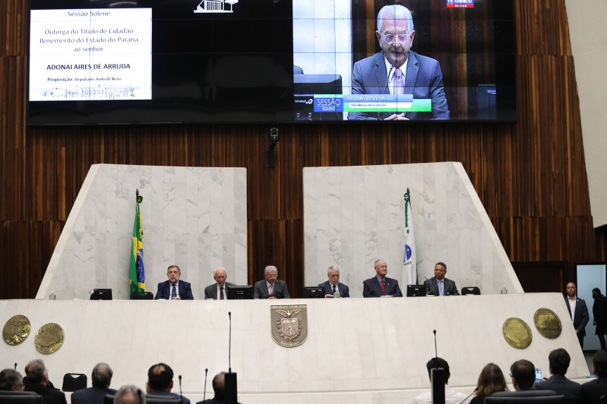 O empresário Adonai Aires de Arruda é o mais novo Cidadão do Paraná.