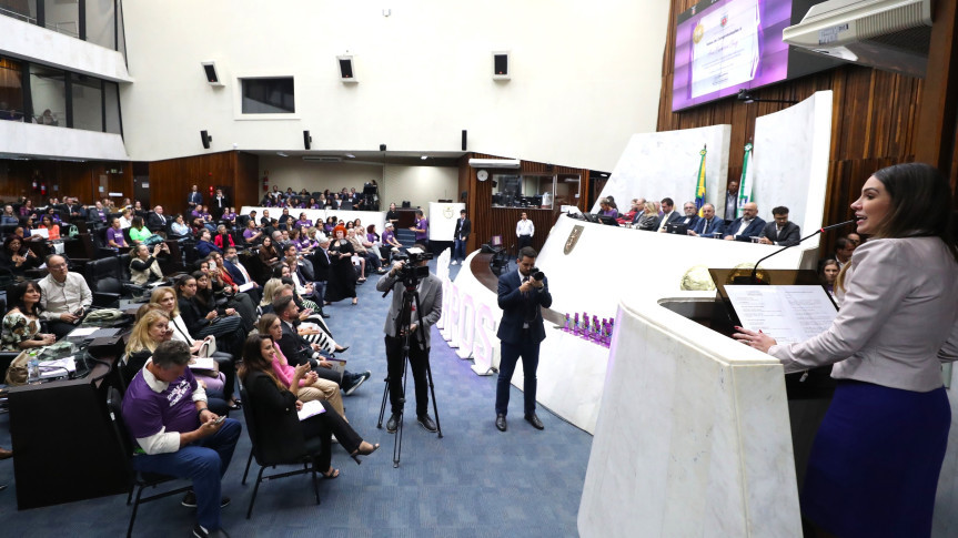 Solenidade ocorreu na noite desta segunda-feira (23), no Plenário da Assembleia Legislativa do Paraná.