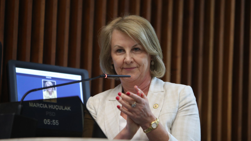 A deputada Márcia Huçulak (PSD) prestou homenagem a primeira-dama Margarita Sansone.
