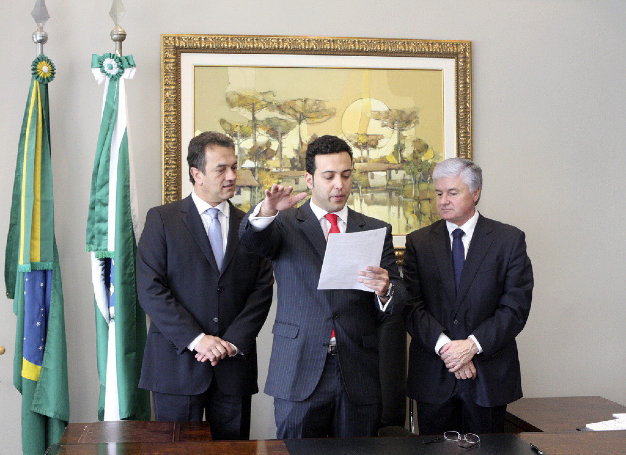 Suplente Bernardo Ribas Carli é Empossado Pelo Presidente Rossoni