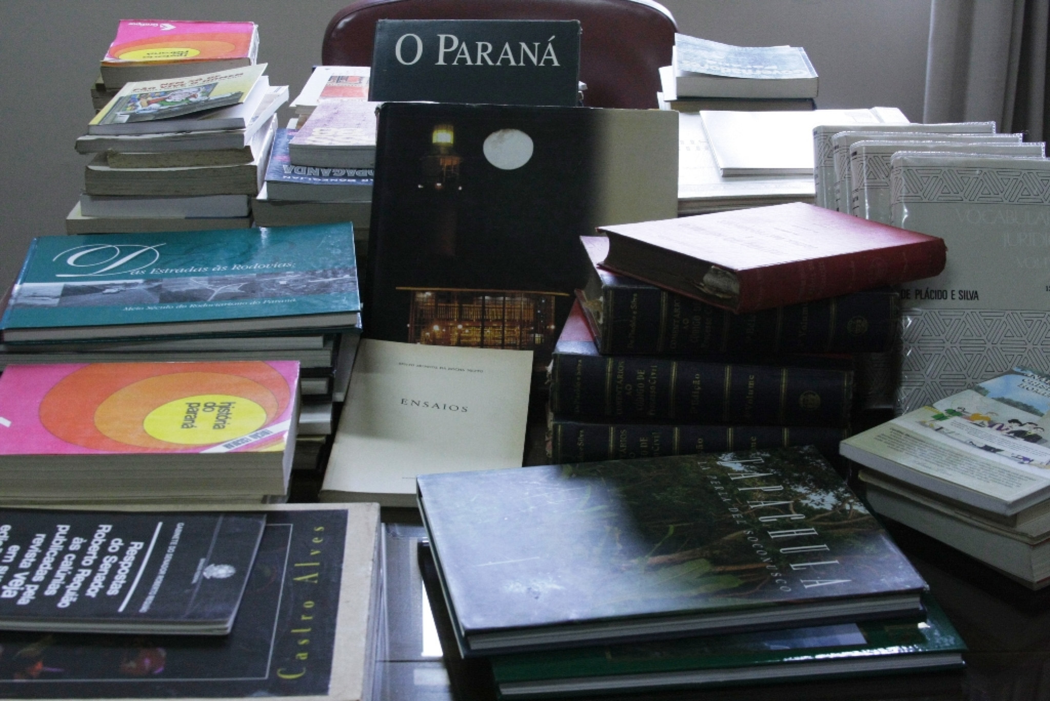 Biblioteca do Legislativo Recebe Doação da Família do Desembagador Henrique Lenz César