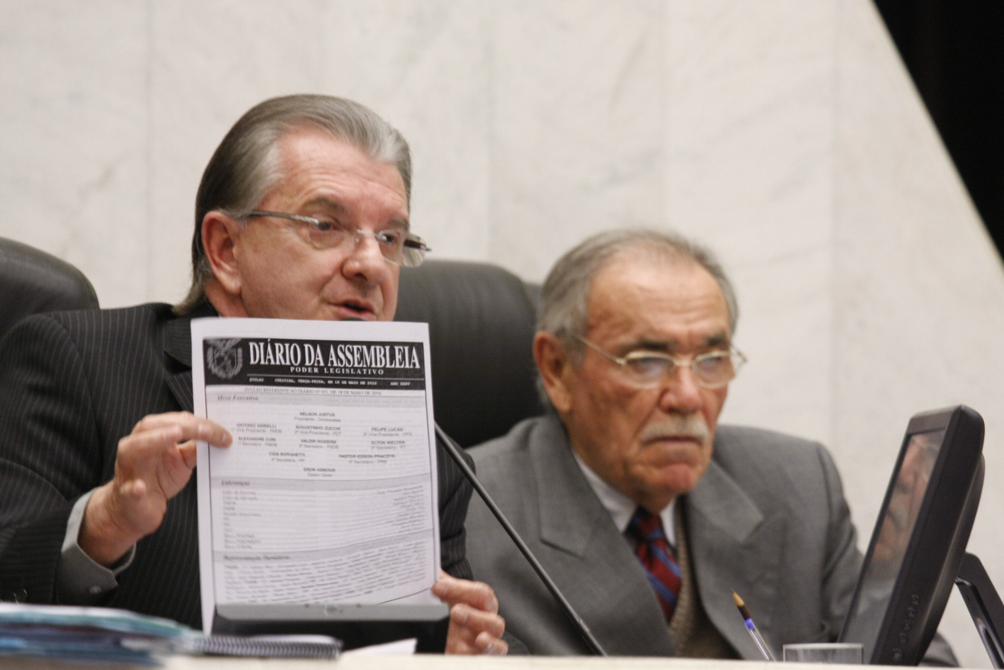 Presidente da Assembleia Legislativa Lamenta Falta de Profissionalismo do Grupo Rpc