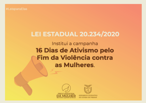 Assembleia promove campanha pelo fim da violência contra a mulher