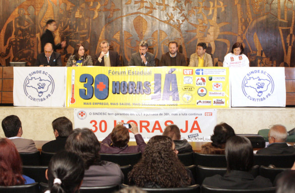 Legislativo discute redução de jornada para trabalhadores da saúde pública