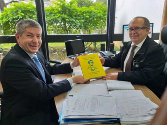 Delegado Recalcatti recebe embaixador da Ucrânia na Assembleia