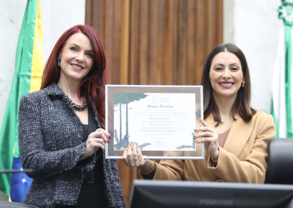 Ouvidora do Supremo Tribunal Federal recebe Menção Honrosa da Assembleia Legislativa