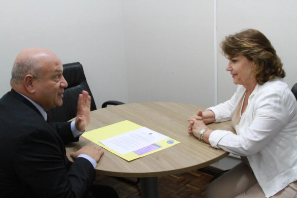Procuradoria da Mulher recebe a visita do desembargador Mário Ramidoff
