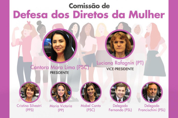Comissão de Defesa dos Direitos da Mulher planeja ações de combate à violência