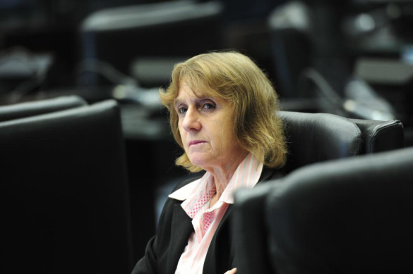 Luciana critica contaminação das águas e o aumento da tarifa