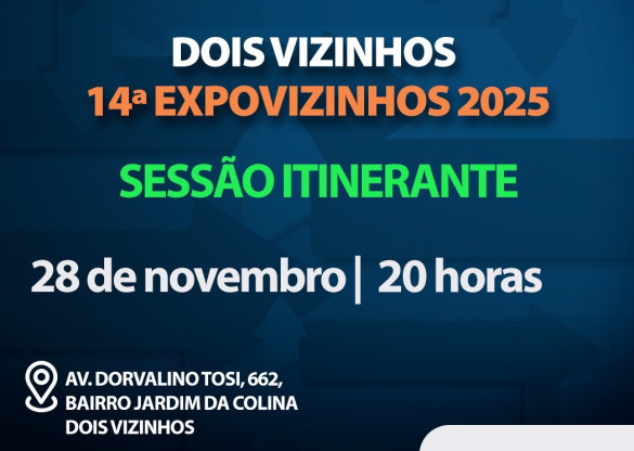 Sessão especial da Assembleia Itinerante leva serviços e homenagens a Dois Vizinhos nesta sexta-feira (28)