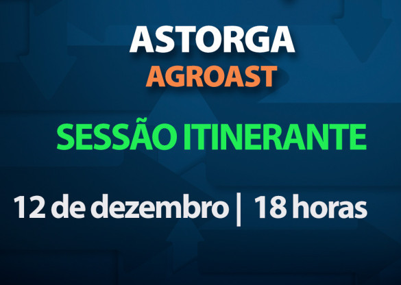 Astorga recebe nesta sexta-feira (12) a última Sessão Especial da Assembleia Itinerante em 2025