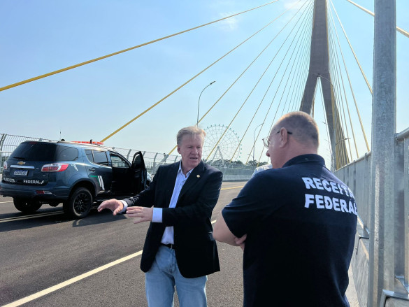 Deputado Luis Corti (PSB) participa do lançamento de operação conjunta na fronteira