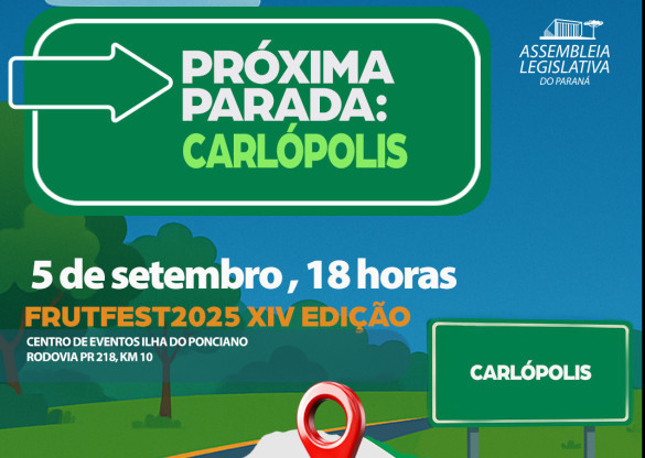 Agora é a vez de Carlópolis: Assembleia Itinerante promove Sessão Especial no município nesta sexta-feira (5)