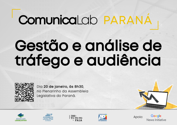 Terceira oficina do ComunicaLab será na próxima terça-feira (20), no Plenarinho