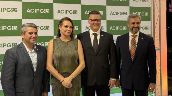 “Ponta Grossa é um dos motores econômicos do Paraná”, diz deputado Fabio Oliveira (Novo) na posse da nova diretoria da ACIPG