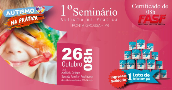 Ponta Grossa realiza o primeiro Seminário Autismo na Prática