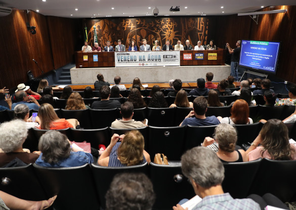Assembleia Legislativa debate impactos dos agrotóxicos na contaminação de mananciais