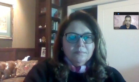 Deputado Cobra Repórter fala sobre o combate à violência contra os idosos em live com a promotora de justiça
