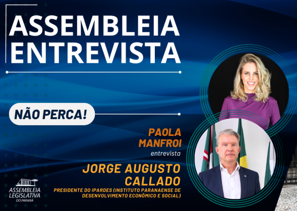 Liderança nacional do crescimento econômico do Paraná é tema do Assembleia Entrevista