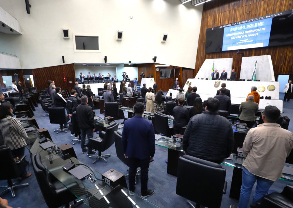 Solenidade reconhece contribuição de empresários, lideranças e personalidades de São José dos Pinhais