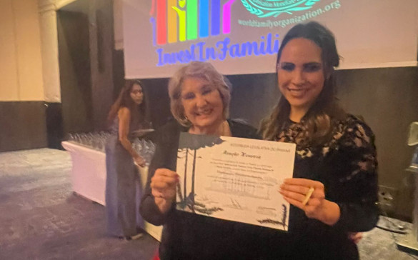 Assembleia homenageia Organização Mundial da Família pelos 75 anos