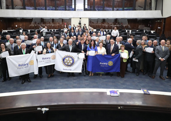Assembleia Legislativa celebra o Dia do Rotariano Paranaense com homenagens a integrantes de diferentes regiões do Paraná