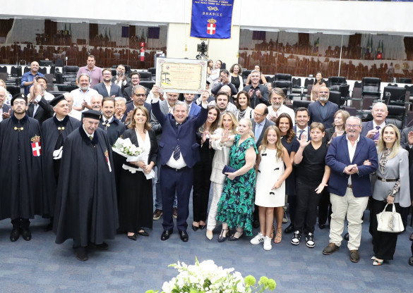 Assembleia Legislativa entrega Título de Cidadão Honorário ao advogado Walter Antonio Petruzziello