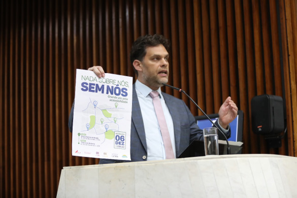 Deputado Goura (PDT) destaca ato “Nada sobre nós, sem nós – Grande ato pela acessibilidade” neste sábado (6) em Curitiba