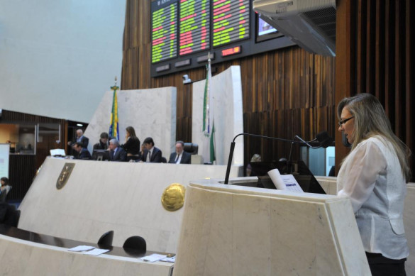 Secretária da Fazenda apresenta balanço das contas do Governo na Assembleia