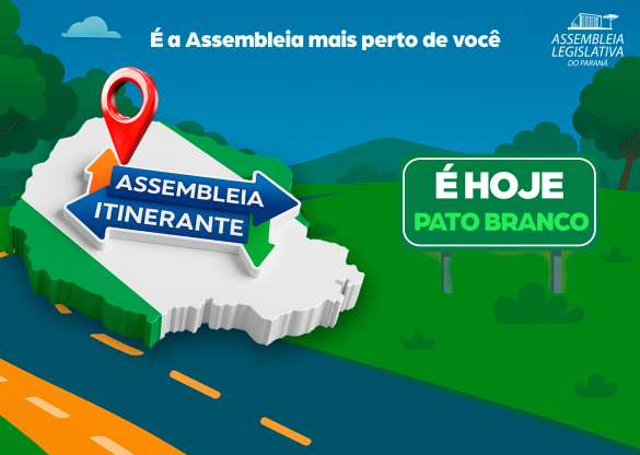 Assembleia Itinerante chega nesta segunda-feira (10) a Pato Branco