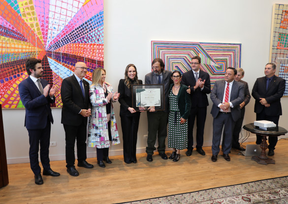 Destaque nas artes plásticas, Paolo Ridolfi recebe título de Cidadão Benemérito do Paraná