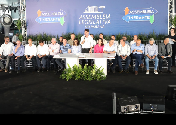 Assembleia anuncia investimentos e atendimento das demandas de Telêmaco Borba e região