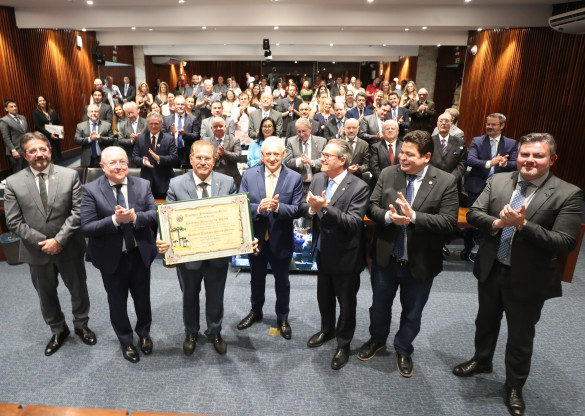 Assembleia Legislativa entrega o título de Cidadão Honorário do Paraná ao ministro do STJ Humberto Martins